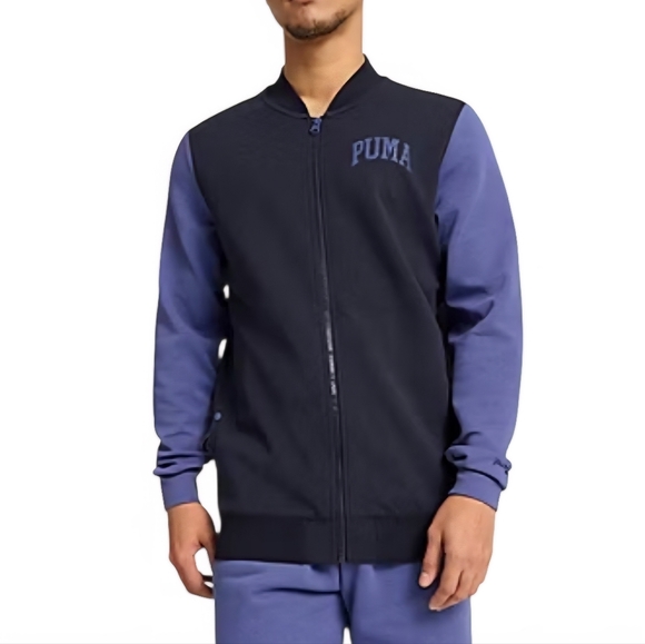 Puma Other - Mens PUMA Lightweight Bomber Jacket Two Tone Navy Size Medium